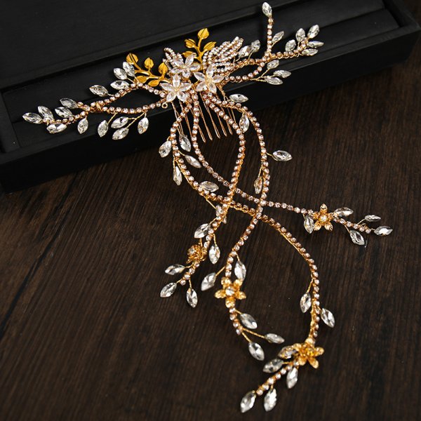 Fashion Bride Occidental Crystal Hair Ornament