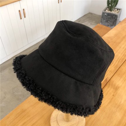 Warm And Cashmere Lamb Wool Fisherman Hat