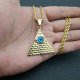 Fashion Personality Pyramid Pendant Necklace