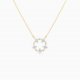 Women's Fashion Simple Flower Pendant Necklace