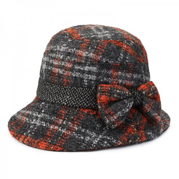 Women's Fashion Casual Thickened Tweed Fisherman's Hat