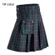 Traditional Scottish Highlands Plaid Festival Pleated Skirt